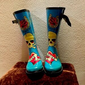 Chooka vintage rain boots, size 8